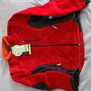 Avalanche Back Country Polartec Wind Pro NWT red jack sz Large